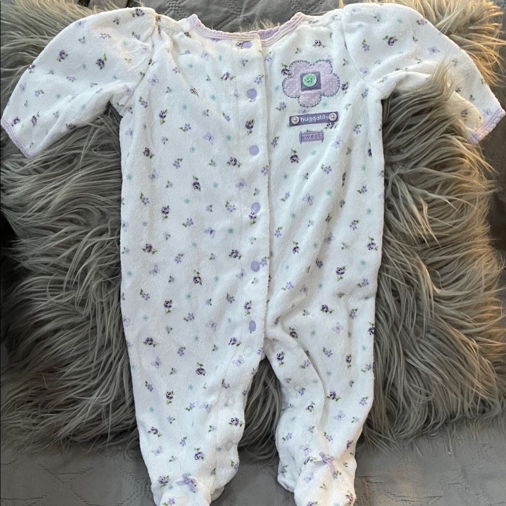 Floral Kids One Piece Pajama